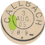 Zweikreisstempel Callbach