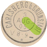 Zweikreisstempel Carlsberg