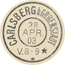 Zweikreisstempel Carlsberg