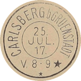 Zweikreisstempel Carlsberg