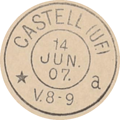 Zweikreisstempel Castell