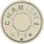 Zweikreisstempel Cham 1