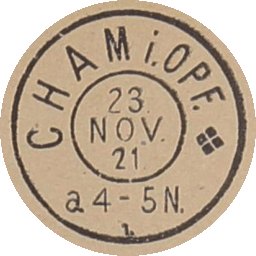 Zweikreisstempel Cham
