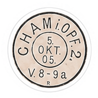 Zweikreisstempel Cham 2