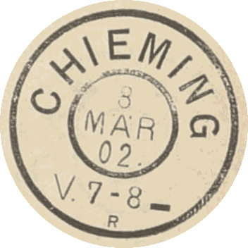 Zweikreisstempel Chieming