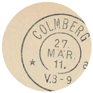 Zweikreisstempel Colmberg