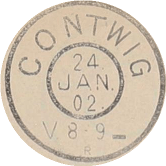 Zweikreisstempel Contwig